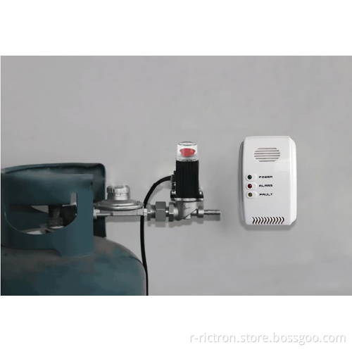 Solenoid valve connect with detector